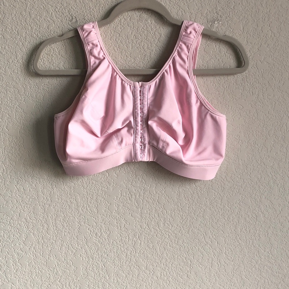 Enell Lite Sports Bra Pink 3 NL101 Hook Front Wireless